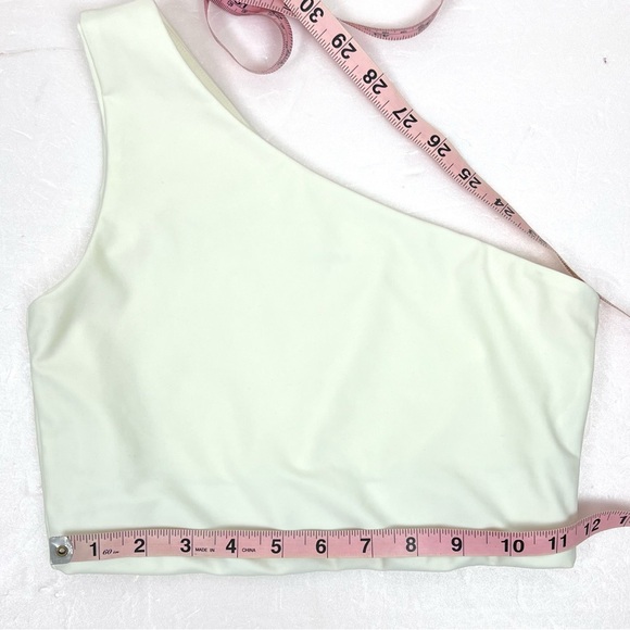 Alohas Manola Asymmetrical Shoulder Naked Top Bra Avorio - Picture 8 of 12